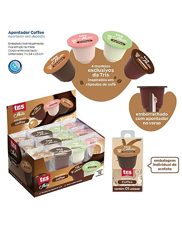 Apontador Coffee Cápsula
