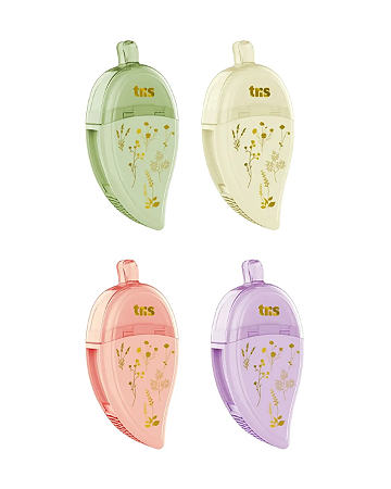 Apontador com Depósito + Borracha Giardino - Formato Divertido de Folha