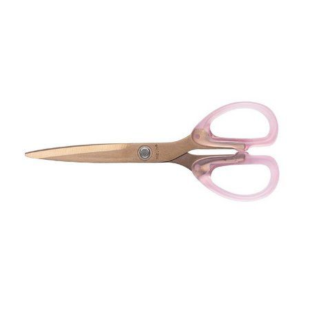 Tesoura Titanium Rosa com Rosê