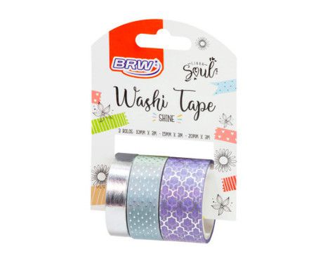 Washi Tape Shine Lilás