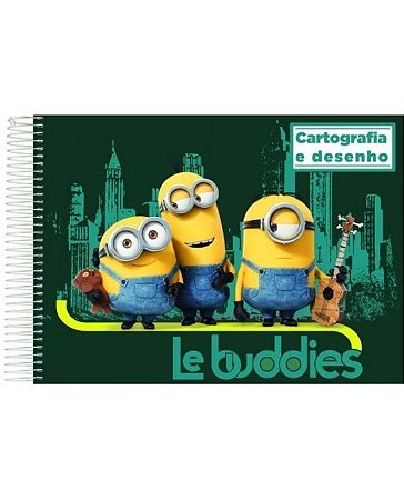 Caderno de Cartografia e Desenho Minions