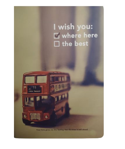 Caderno Brochura Colegial Ônibus London
