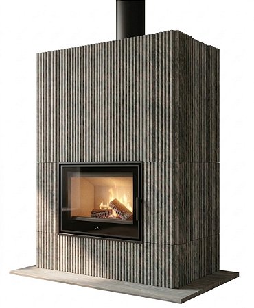 Lareira de Massa em Esteatita – Modelo Londres High Efficiency - Skaptra