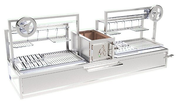 Parrilla Central Fuego Pro Elev Double