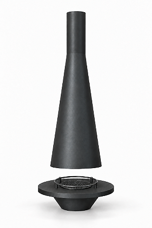 Lareira Suspensa a Álcool Skaptra KONE 70 cm