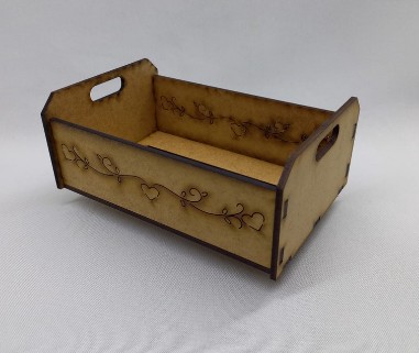 10 CAIXOTINHOS DE FEIRA RAMOS DE CORAÇÕES EM MDF - PRESENTES - DATAS ESPECIAIS