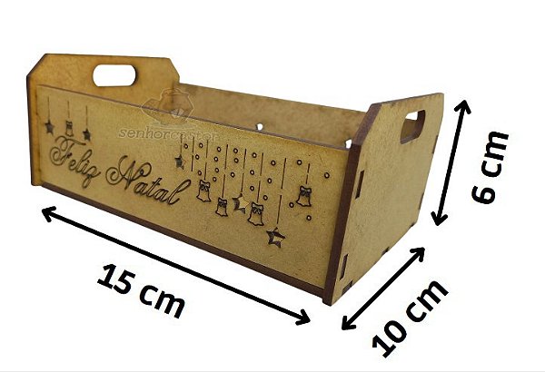 10 CAIXOTINHOS DE FEIRA FELIZ NATAL EM MDF - PRESENTES - DATAS ESPECIAIS