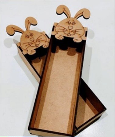 Porta Caixa De Bis Páscoa Mdf Cru