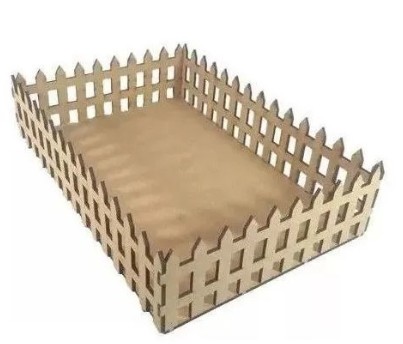 10 Bandejas Cerquinha Em Mdf Cru - Presentes - PRESENTES - DATAS ESPECIAIS