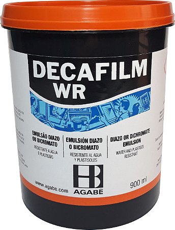 Emulsão Decafilm WR - 900 ml (Diazo Vendido Separadamente)
