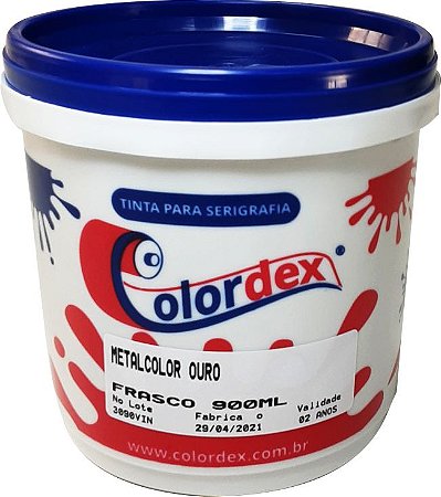 Tinta Metalcolor Colordex Cores - 900 ml