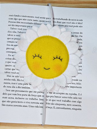 Marcador de Página - Margarida