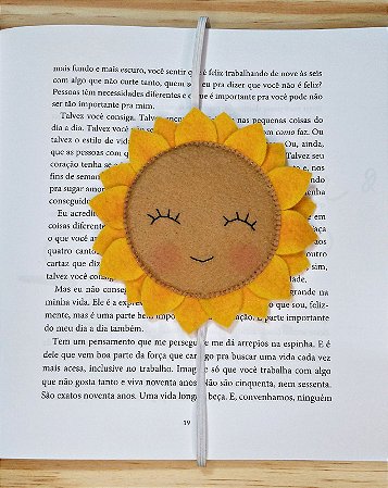 Marcador de Página - Girassol