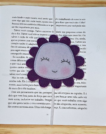 Marcador de Página - Flor