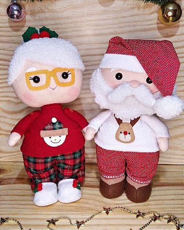 Casal Noel 35 cm