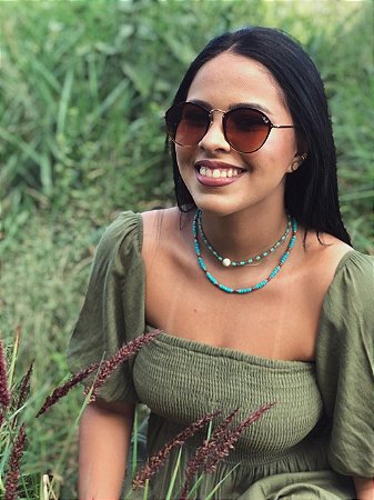 Choker Mar do Sertão (Marrom)