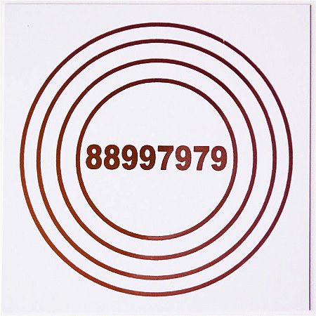Placa Radiônica Anti Dor - Em PVC