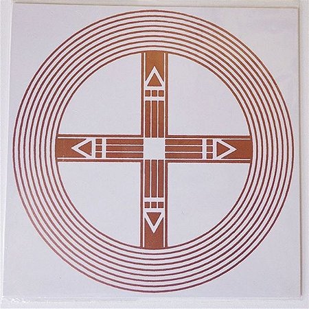 Placa Radiônica Cruz Cósmica - Em PVC