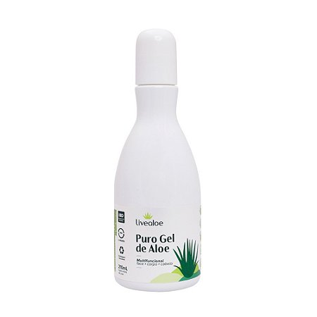 Puro Gel de Aloe Vera Cultivo Orgânico, 210 ml | Livealoe
