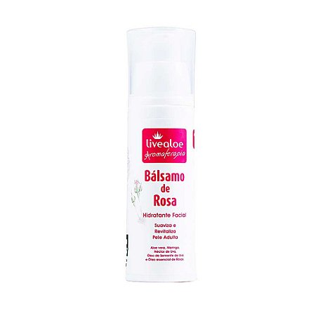 Bálsamo de Rosa para Pele Adulta 30 g | Livealoe