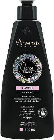 Shampoo Cachos Naturais Sem Sulfato 300 mL | Arvensis