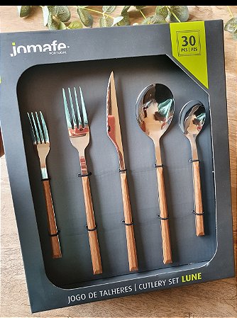 Jogo de Talheres Slim Jomafe 30 peças - SPECIALE MESA DECOR