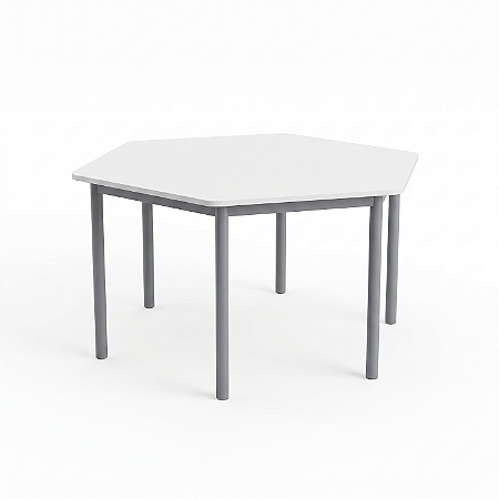 Mesa Infantil/Juvenil Hexagonal 1200x1000x600 | Linha MAX (STX120T3)