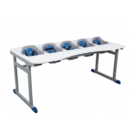 Conjunto Coletivo de Alimentação para Maternal 5 Lugares | Linha Max (CJ-MTRN5L)