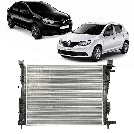 Radiador sandero e logan 2013 a 2019
