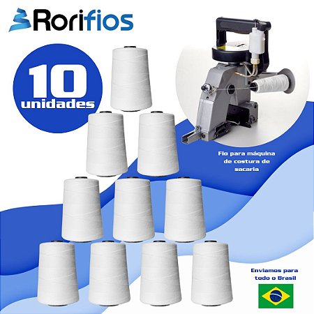 Linha para Costurar Sacaria Poliéster Cone g RORIFIOS Rorifios Linha para Costura