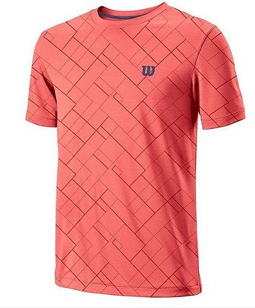 CAMISETA MASCULINA WILSON RUSH II PESSEGO