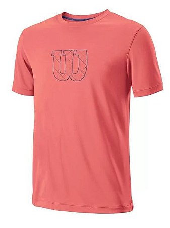 CAMISETA MASCULINA WILSON CLAY II PESSEGO