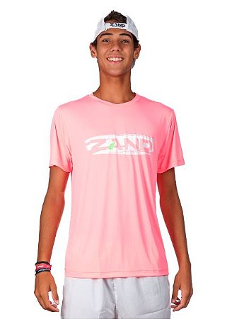 CAMISETA MASCULINA ZAND PLAY CORAL