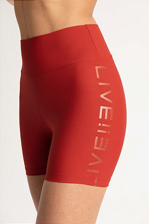 SHORT FEMININO LIVE ICON NEO CARMINE