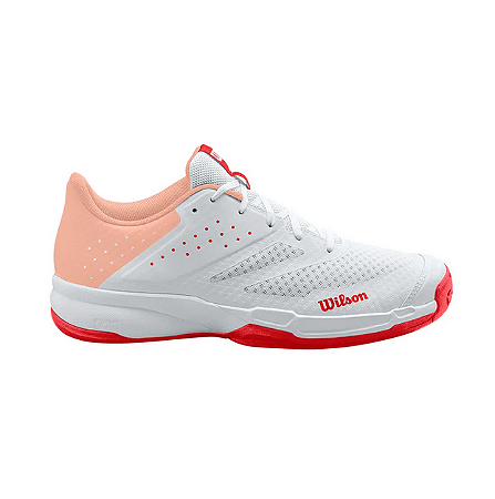 TÊNIS WILSON KAOS STROKE 2.0 BRANCO E LARANJA