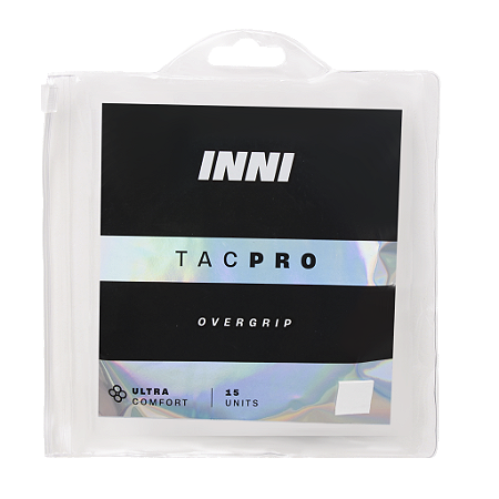 OVERGRIP INNI TACPRO BRANCO ROLO COM 15 UNIDADES