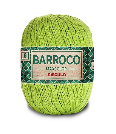 Barbante Barroco Maxcolor Nº4 200g Círculo cor Greenery 5203