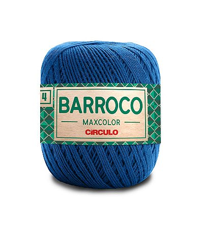 Barbante Barroco Maxcolor Nº4 200g Círculo cor Azul clássico 2770
