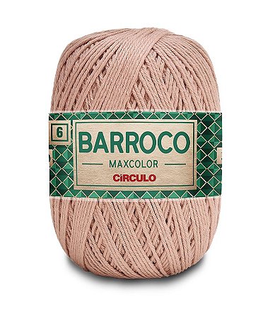 Barbante Barroco Maxcolor Nº6 400g Círculo cor Caqui 7727