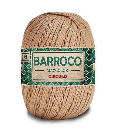 Barbante Barroco Maxcolor Nº6 400g Círculo cor Castanha 7625