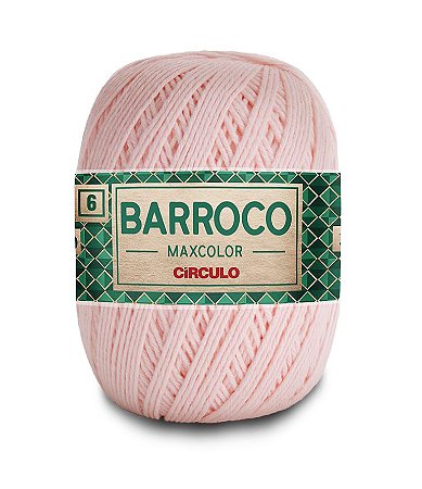 Barbante Barroco Maxcolor Nº6 400g Círculo cor Suspiro 3346