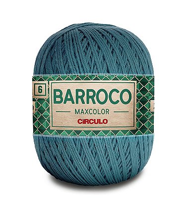 Barbante Barroco Maxcolor Nº6 400g Círculo cor Netuno 2930