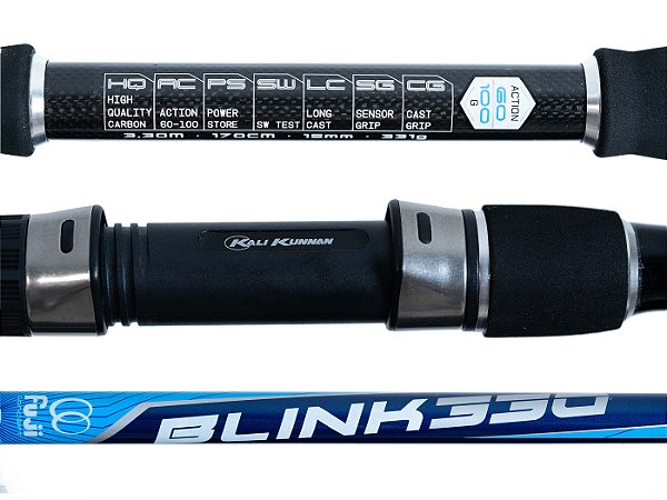 Vara de Pesca Fuji Blink 3,3m Carbono 330grm (60-100grm)