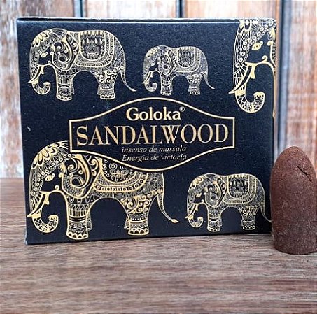 Incenso Goloka Sandalwood Cascata