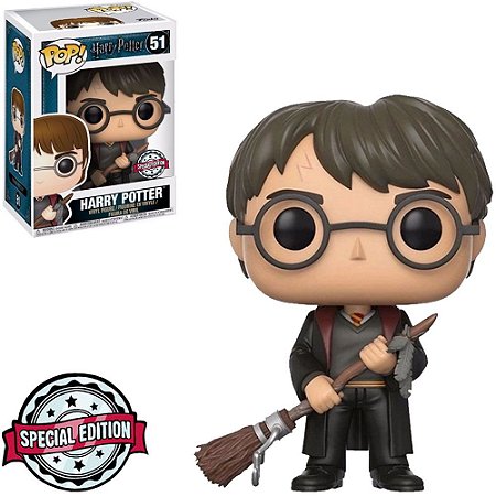 FUNKO POP HARRY POTTER 51 -  EXCLUSIVE - HARRY POTTER COM A FIREBOLT