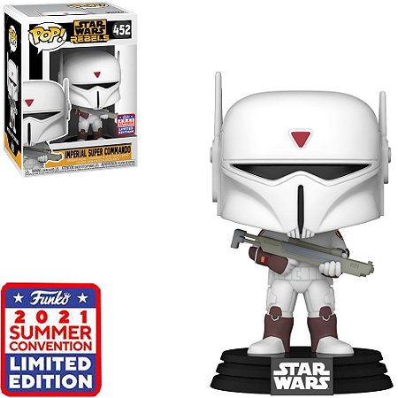 FUNKO POP STAR WARS REBELS SDCC 2021 EXCLUSIVE - IMPERIAL SUPER COMMANDO 452