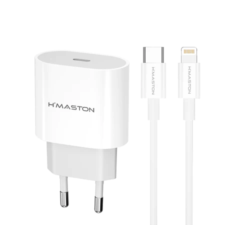 Carregador Completo H'Maston Tipo C para iPhone e iPad CB17