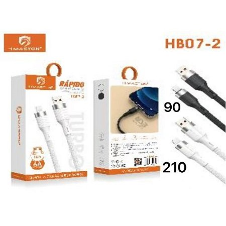Cabo USB para Lightning H'Maston HB07-2
