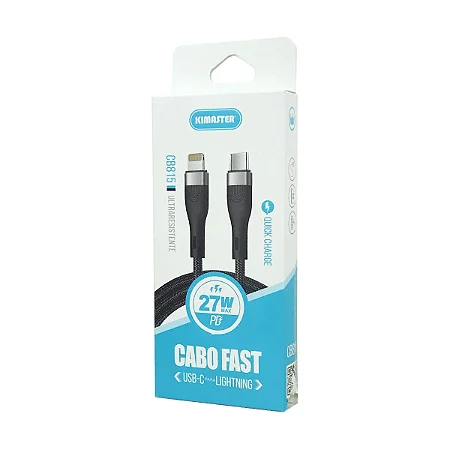 CABO FAST KIMASTER USB-C PARA LIGHTNING CB815