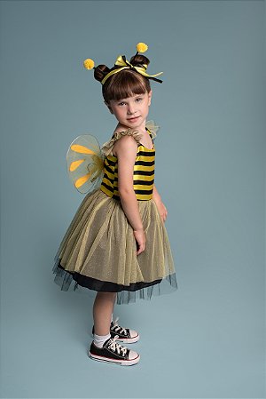 VESTIDO ABELHINHA